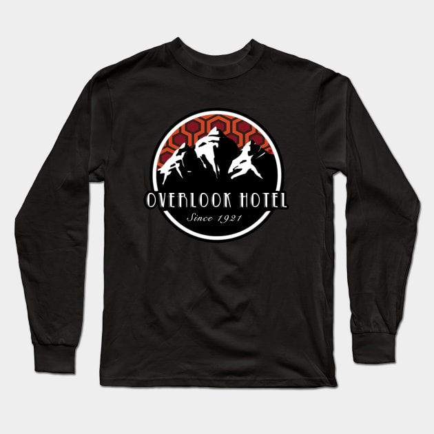 Overlook Hotel Long Sleeve T-Shirt by Cisne Negro